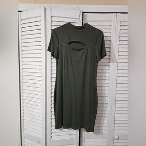 Olive Green Women's Dress